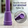 HealthSmart Adjustable Single Point Derby Handle Folding Cane, Lavender (502-1313-1110)~#|#~48942A93-2516-4535-BA32106F629139D7_sc7