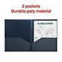 Staples 2-Pocket Plastic Presentation Folder, Blue (21624-CC/20644)~#|#~48B6C632-FC3F-44F3-AEBBB6EEBF616B49_sc7