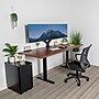 Mount-It! Dual Motor 72"W Electric Adjustable Standing Desk, Black/Hazelnut Brown (MI-18126)~#|#~48F734AC-CD81-4AAB-8882BDDB0D653C4C_sc7
