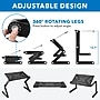 Mount-It! 2 in 1 Vertical 16.5" x 10.6" Adjustable Aluminum Laptop Stands, Black (MI-7210)~#|#~48FBFBAC-16DA-436F-94042F60E7B9DC30_sc7