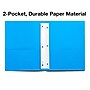 Staples 10% Recycled Matte 2-Pocket Paper Presentation Folder with Fasteners, Light Blue, 10/Pack (13389-CC)~#|#~4910423C-0FC2-418F-BF722CF10D623C4F_sc7