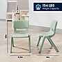 Flash Furniture Emmy Square Activity Table Set, 24" x 24", Height Adjustable, Sage (YCX232SQRTBSGEE)~#|#~4911ABAA-A46C-4E46-8833570BFD89C6DD_sc7