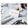 Better Office 2" x 3.5" White/Gold Table Tent Place Card, 100/Pack (64648-100PK)~#|#~491EBE1E-E169-48DD-9DD5744AD12DD039_sc7
