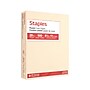 Staples Pastel 30% Recycled Color Copy Paper, 20 lbs., 8.5" x 11", Cream, 500/Ream (14789)~#|#~4926342F-E8B5-4798-9C9688E74F4A08A9_sc7