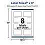 Avery Laser/Inkjet Rectangle Removable Labels, 2" x 3", White, 200 Labels/Pack (94237)~#|#~492748AC-69FB-4E7C-A0CAFEB2B3AB1219_sc7