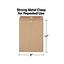 Staples Clasp & Moistenable Glue #10 Catalog Envelope, 9" x 12", Natural Brown, 100/Box (ST19964-CC)~#|#~492BC8DD-E96F-430C-B291C4CE954A8315_sc7