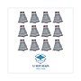 Boardwalk® Mop Head, Floor Finish, Wide, Rayon/polyester, Large, White/blue, 12/carton~#|#~4937B127-0928-4129-B62D3E2AFCD83BFF_sc7