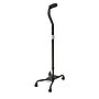 Medline Not Adjustable Large Quad Offset Handle Standard Cane, Black (MDS86228H1)~#|#~493CFD7B-B6A3-4692-9C46B7CC116077DF_sc7