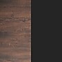 Flash Furniture Acadia 31.25" Round Wooden Dining Table with X-Base, Dark Brown/Black Base (STRD31WBRT2222)~#|#~49451F97-BE07-4B77-A8E43AECDA545685_sc7