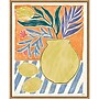 Amanti Art Cyprus and Lemon Still Life IV by Janelle Penner Framed Canvas Wall Art Print, 23" x 28" (A42677521102)~#|#~495225D1-B2C5-44CB-AE1035693DC7AC1F_sc7