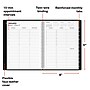 2027 Staples 8" x 11" Weekly & Monthly Planner, Faux Leather Cover, Black (ST21494-27)~#|#~49619C6E-6F84-4902-A3D7DA1280858823_sc7