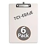 Officemate Dry Erase Wood Clipboard, Letter Size, White, 6/Pack (83161)~#|#~496CC5B3-036B-497A-B06755B9E9597668_sc7