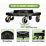 Alpine Industries Round Trash Can Dolly, 500 lb. Weight Capacity, Black (471-32-DOLLY)~#|#~4977556D-DBDA-4339-A17AA7B9B5185710_sc7