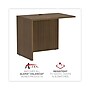 Alera® Valencia Series Reversible Return/Bridge Shell, 35w x 23 5/8d x 29 1/2h, Modern Walnut~#|#~49830307-AD5A-4830-B9DB042780651036_sc7