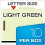 Pendaflex Classification Folder, 2-Dividers, Letter Size, Light Green, 10/Box (17173EE)~#|#~498CBC3C-3C2B-4A5A-A8913D0376B11B42_sc7