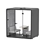 FlexiSpot WorkCube Series Sound Absorbing 4 Person Privacy Booth, Gray (P4FG-KIT)~#|#~498FAFA8-2BFC-4658-A633139918A2D9A3_sc7