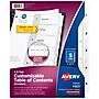 Avery Ready Index Table of Contents Paper Dividers, 1-5 Tabs, White, 6 Sets/Pack (11821)~#|#~49A38CFE-6C21-41BC-A5529915C4B8F535_sc7