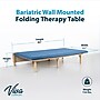 Viva Comfort Therapy Wall Mounted Folding Treatment Table, 500 lbs. Capacity, Blue (ADI996-06-BLU-MK)~#|#~49A9BA59-926E-40D9-B11A6160A9B9B2E9_sc7