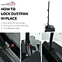 BISON LIFE Heavy Duty 48.5" Adjustable Lobby Dustpan and Broom Set, Black (BPES-DPBK-12A)~#|#~49C55717-B7EF-4053-81E8C35DFF885825_sc7