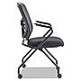 Alera Elusion Series Fixed Arm Fabric Nesting Chair, Black, 2/Carton (ALEEL4914)~#|#~49C79186-140D-4421-B22420F744B6F166_sc7