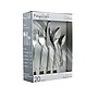 MegaChef Gibbous 937112463M Stainless Steel Flatware Set, 20 Piece~#|#~49D3248D-4301-423B-A7F497CA35EA848B_sc7