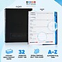 RE-FOCUS THE CREATIVE OFFICE 7.5" x 10" Large Password Keeper Book, Black (10004.5)~#|#~49D85DD5-67CE-4ACC-91385551ED5A2386_sc7
