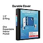Staples Heavy Duty 1 1/2" 3-Ring Better Binder, D-Ring, Black (ST55854-CC)~#|#~4A12FDB3-47BC-4D8B-9BB7A7DCE45B11B5_sc7