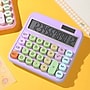 SaharaCase 12-Digit Battery/Solar Powered Desktop Calculator, Purple (KB51)~#|#~4A172056-800E-48C8-9F8A8E6E03712C14_sc7