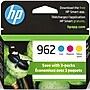 HP 962 Cyan/Magenta/Yellow Standard Yield Ink Cartridge, 3/Pack (3YP00AN#140)~#|#~4A1F029D-8593-4CA1-9770523085BBB90E_sc7