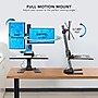 Mount-It! 28"W Electric Adjustable Standing Desk Converter with Dual Monitor Mount, Black (MI-7952)~#|#~4A263CE8-5F2A-4865-951F54252BC10398_sc7