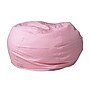 Flash Furniture Cotton Twill Oversized Dot Bean Bag Chair, Light Pink~#|#~4A3397EC-BC9E-4227-9AFC47A0353AC7E9_sc7