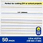 Bazic Dual-Temp Mini Hot Glue Sticks, Clear, 50 Sticks/Pack, 3 Packs/Bundle(BAZ2095-3)~#|#~4A388085-760B-4F0A-8CC5DB01CCF4B115_sc7