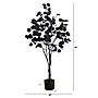 Nearly Natural Pre-Lit Artificial Halloween Black Eucalyptus Tree, 4' (T5221)~#|#~4A473843-06CB-461C-846C7F97473EC1F4_sc7