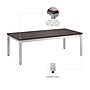 Bush Business Furniture Arrive 48"W x 23"D Coffee Table, Storm Gray (AVT148SG)~#|#~4A4C0783-CC21-4EBC-995C39FFAFA4CE64_sc7