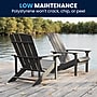 Flash Furniture Charlestown All-Weather Poly Resin Wood Adirondack Chair, Gray (JJC14501LTG)~#|#~4A78491B-4D92-4C77-8440E5CE7576A4AC_sc7