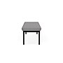 Lesro Lenox Steel 3-Seat Bench, Chambray Grey/Black (LS3001.SBK-01CHGY)~#|#~4A7A64A4-A5C0-4E10-A04D0EB91F40226A_sc7