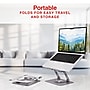 Staples TECH 10.23" x 8.85" Steel Adjustable Laptop Stand, Silver (ST62820-CC)~#|#~4A8D9372-70E8-4E1A-970B3AA11F996749_sc7
