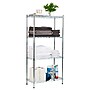 Mind Reader 4 Shelf Metal Adjustable Shelving, 48" x 11.75" x 23.5", Silver (4TSHELVU-SIL)~#|#~4A9F97E8-1534-4679-AEF227EA560F3CA7_sc7