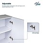 Vivacomfort 24'' H x 72" W Wood Wall Mounted Cabinet, 3-Doors, Gray (902WALL72GRY-MK)~#|#~4AA9B650-74DB-4FFD-A569D3C29FF2327B_sc7
