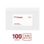 Staples Self-Adhesive Poly Pockets, Clear, 100/Pack (ST62803)~#|#~4AB42EF7-3585-4D06-93C22D1C21FC55F8_sc7