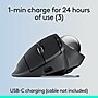Logitech MX Ergo S Advanced Wireless Ergonomic Trackball Mouse, Black (910-005178)~#|#~4AE5759E-EF0C-46EC-9BDB6BEA1B855986_sc7