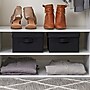 Household Essentials Medium Stackable Folding Fabric Storage Bin, 6" x 10"x 11", 11.42 Qt., Black, 2/Pack (7611-1)~#|#~4AE5A32F-6E21-4AFB-870248E93A8E9C98_sc7