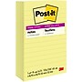 Post-it Super Sticky Notes, 4" x 6", Canary Collection, Lined, 90 Sheet/Pad, 5 Pads/Pack (6605SSCY)~#|#~44D5F765-2CC6-42DC-8787AC2FFA6C6108_sc7