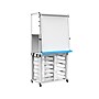 Luxor Dry-Erase Mobile Modular Teacher Whiteboard with Storage, Steel Frame, 36" x 32" (MBSRWSTN)~#|#~4B01E32D-A322-41F7-87E2E6D9BE19511D_sc7