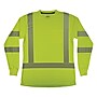 Ergodyne GloWear 8387 High Visibility Women’s Long Sleeve T-Shirt, ANSI Class R3, Lime, Medium (22353)~#|#~4B0C8445-B7DC-466D-8857C4DC1CA39337_sc7
