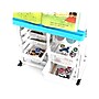 Luxor Dry-Erase Mobile Modular Teacher Whiteboard with Storage, Steel Frame, 36" x 32" (MBSRWSTN)~#|#~4B0DAC7B-97B4-4027-A0F2650102411283_sc7