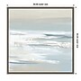 Amanti Art Shadows of the Sea I by Lera Framed Canvas Wall Art Print, 30" x 30" (A42678024568)~#|#~4B129809-1B02-46B7-84E67FE3616C3529_sc7