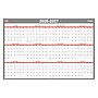 2026-2027 Staples 32" x 48" Academic Yearly Dry Erase Wall Calendar, Reversible, White/Red/Gray (ST54274-27)~#|#~4B3D2175-1F01-4C84-A93B14D95850146D_sc7