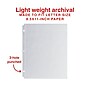 Staples Lightweight Sheet Protectors, 8.5" x 11", Clear – 100/Pack~#|#~4B46CE46-C997-44E0-B9404953AD7509A9_sc7