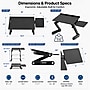 Uncaged Ergonomics WorkEZ Adjustable Keyboard and Mouse Tray, Black (WEKTb)~#|#~4B484ADF-F0D4-4694-AF1EB6D77BD8E199_sc7